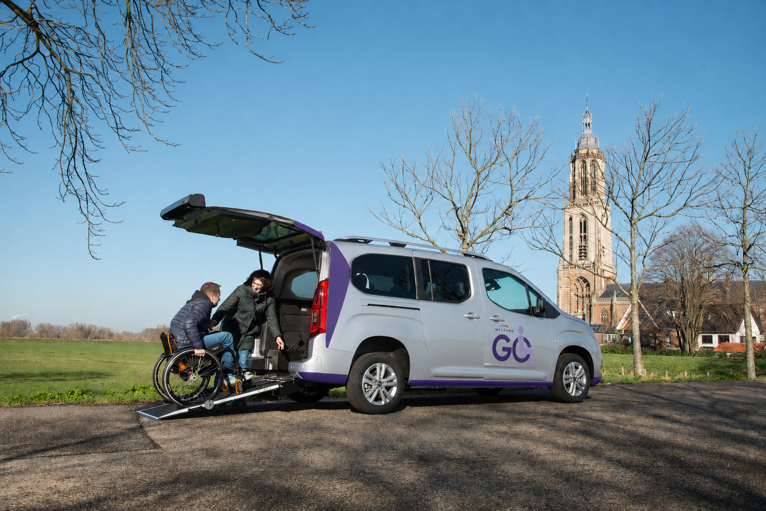 De Welzorg Go aangepaste rolstoelauto