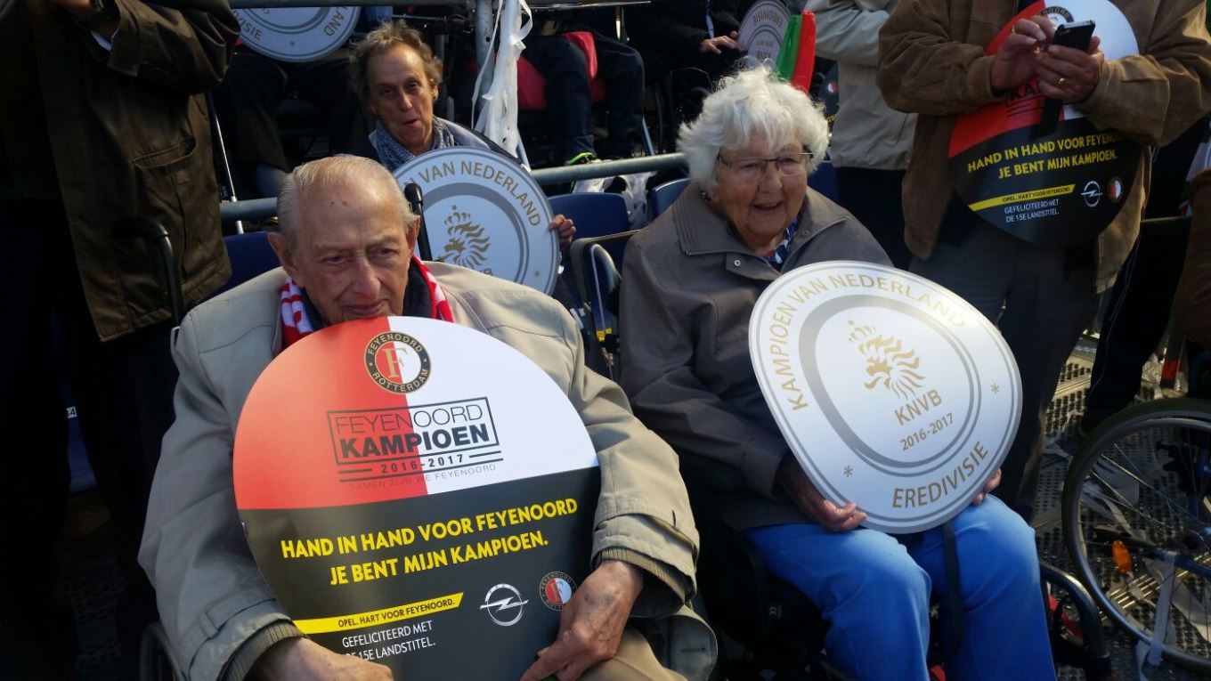 Feyenoord kampioen in de Kuip met afdeling Voorburg 