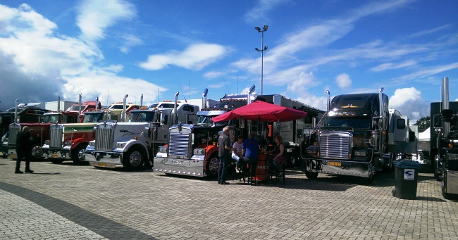 Truckstar Festival met werkgroep met Zonnebloemjongeren Groningen/Drenthe