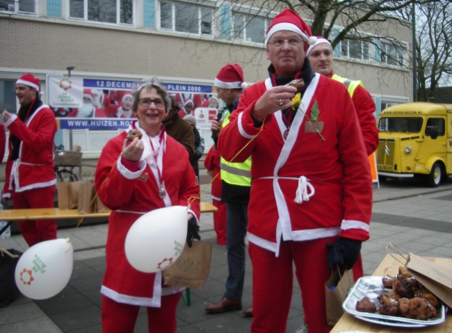 Santa Run in Huizen