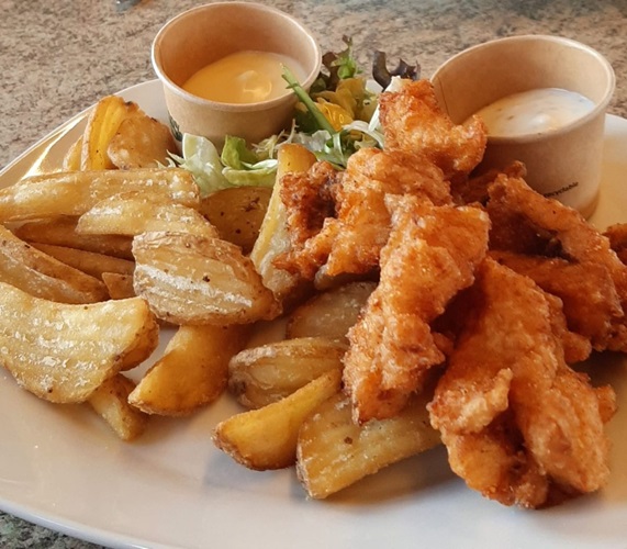 verse kibbeling met frites