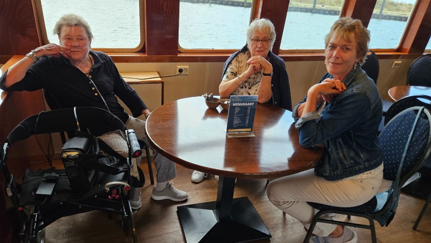 MArgot, Chris en Gerda