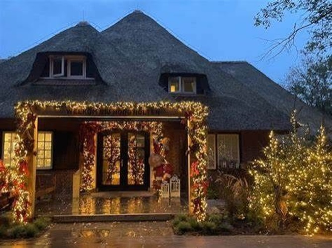 Buiten en binnen vol kerstsfeer