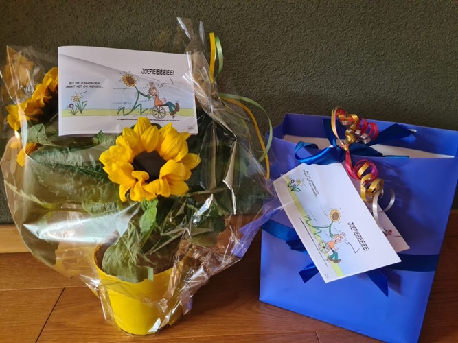 Bedankt Hamiplant en bakkerij Vreugdenhil