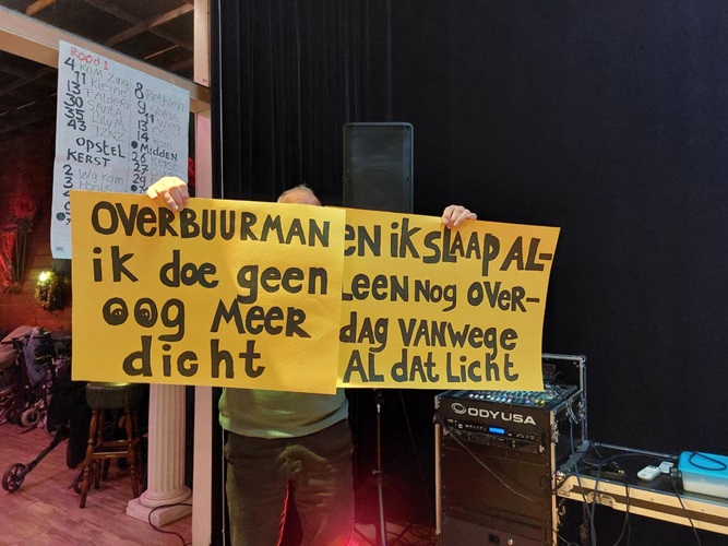 Om mee te zingen