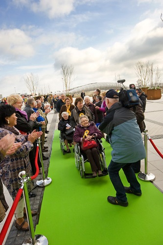 Floriade groene loper