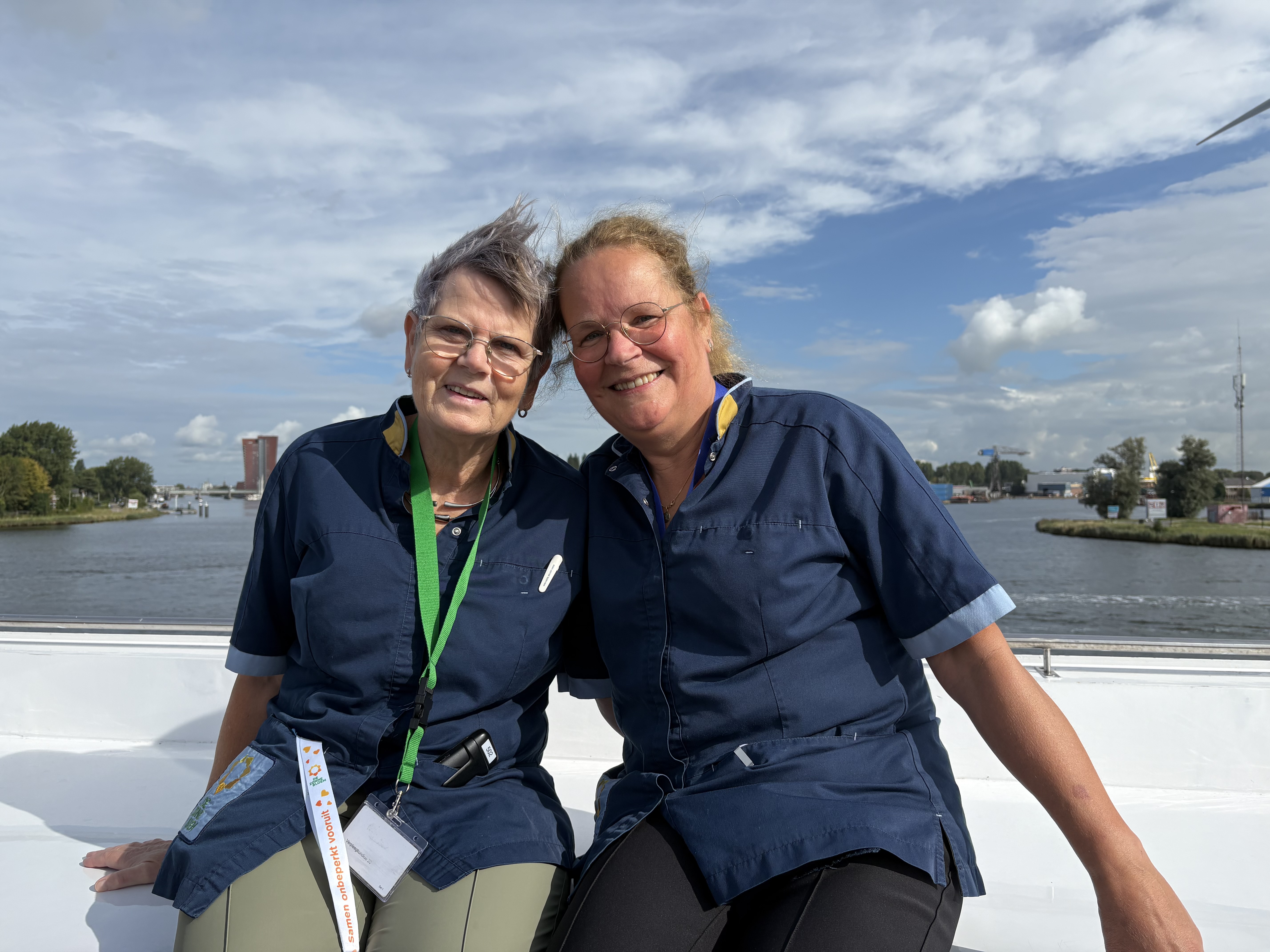 Zorgvrijwilligers Karin en Jacqueline op MPS de Zonnebloem