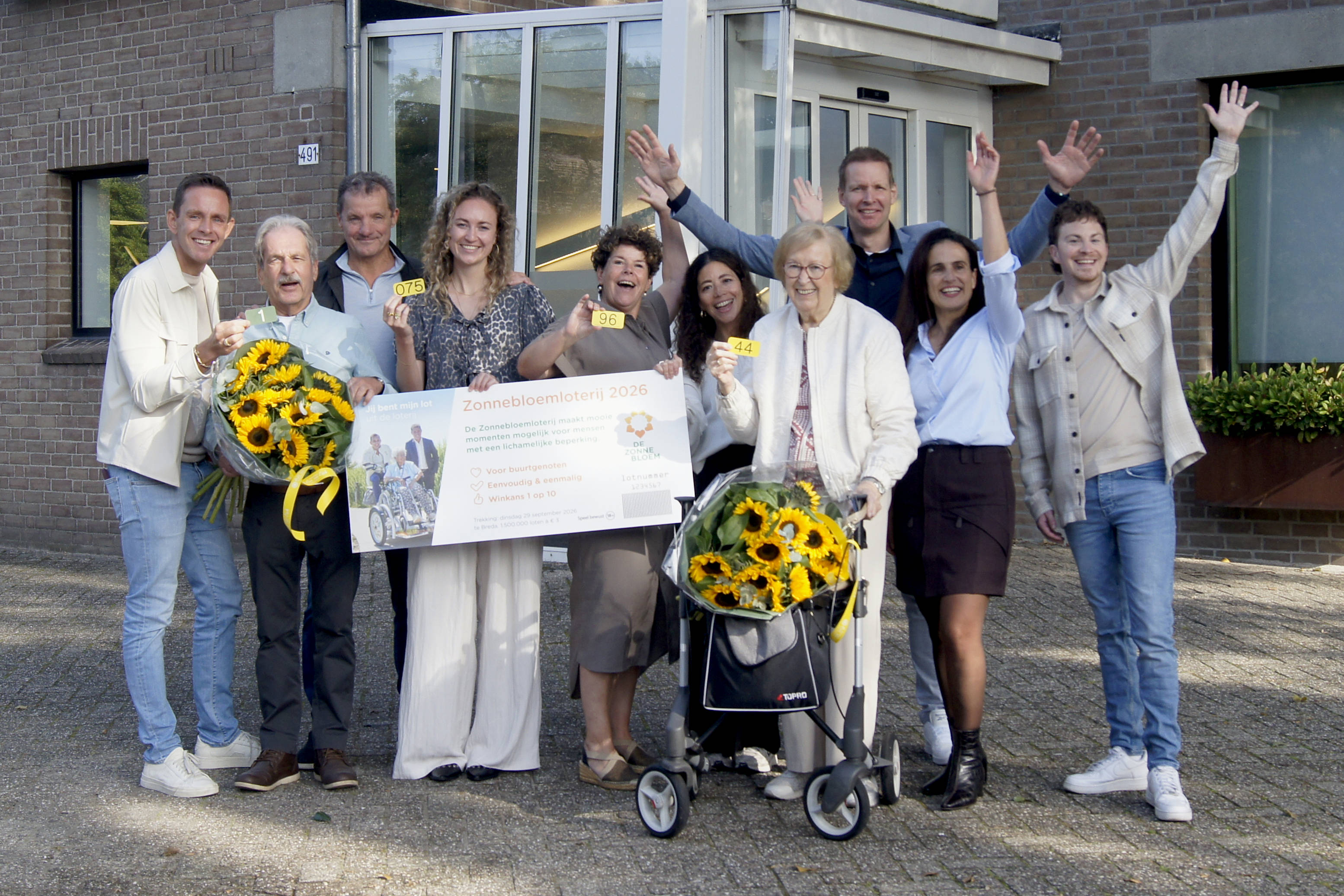 De uitslag van de Zonnebloemloterij is bekend