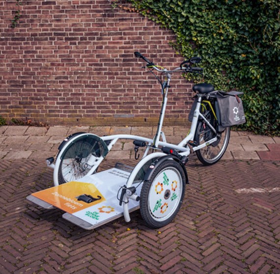 Zonnebloemfiets
